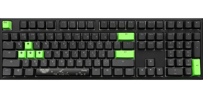 Ducky One 2 Razer Edition - Razer Green - لوحة مفاتيح